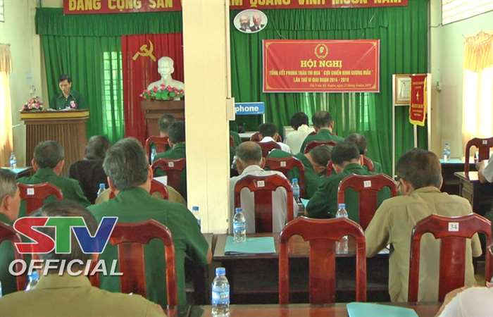 100% Chi Hội Cựu chiến binh thị trấn Mỹ Xuyên đạt trong sạch vững mạnh