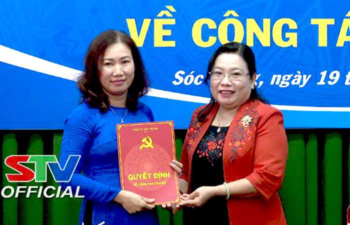 Ban Thường vụ Tỉnh ủy Sóc Trăng điều động bà Trần Ngọc Mỹ giữ chức danh Phó Chủ tịch Liên đoàn Lao động tỉnh 