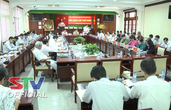 Ban Chấp hành Đảng bộ tỉnh Sóc Trăng tổ chức Hội nghị lần thứ 9. 