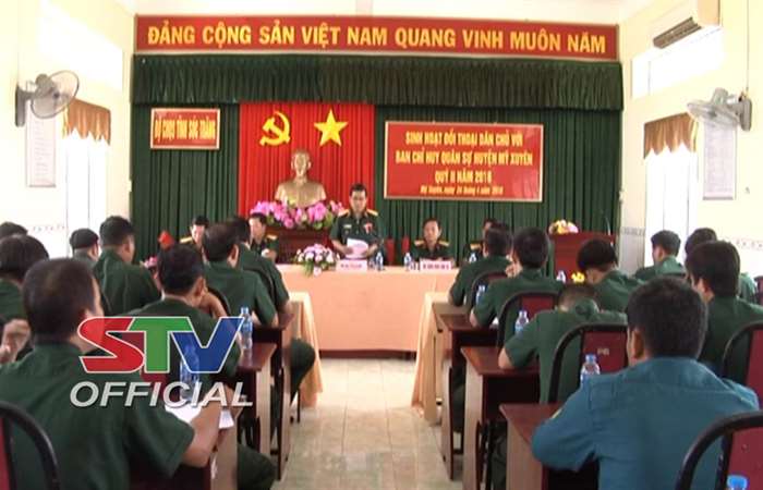 Ban Chỉ huy Quân sự huyện Kế Sách tổ chức đối thoại dân chủ