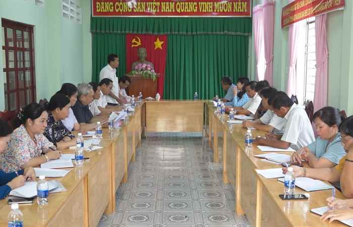 Ban Dân tộc HĐND tỉnh Sóc Trăng giám sát tại huyện Mỹ Tú