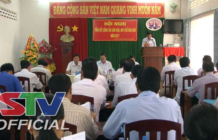 Ban Dân vận Huyện ủy Long Phú tổng kết năm 2017 
