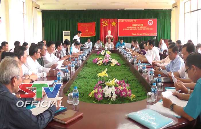Ban Dân vận Huyện ủy Thạnh Trị sơ kết 6 tháng đầu năm