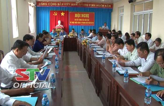 Ban Dân vận Huyện ủy Trần Đề sơ kết 6 tháng đầu năm