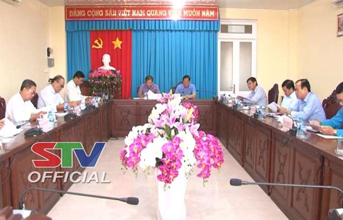 Huyện ủy Trần Đề đánh giá tình hình kinh tế xã tháng 9/2018 