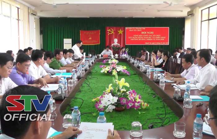 Ban Tổ chức Huyện ủy Thạnh Trị tổng kết công tác năm 2017