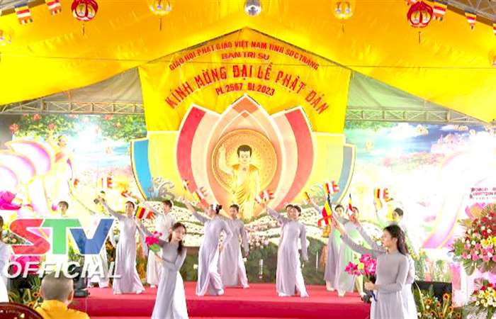 Ban Trị sự giáo hội Phật giáo tỉnh Sóc Trăng tổ chức kính mừng Đại Lễ Phật đản - Phật lịch 2567 - Dương lịch 2023