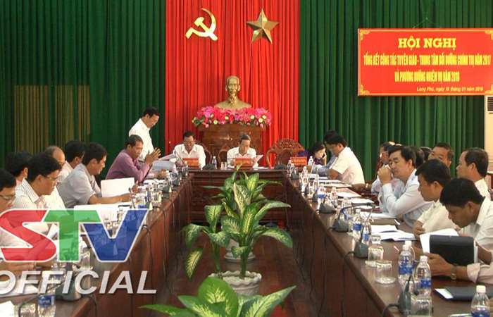 Ban Tuyên giáo Huyện ủy Long Phú tổng kết năm 2017