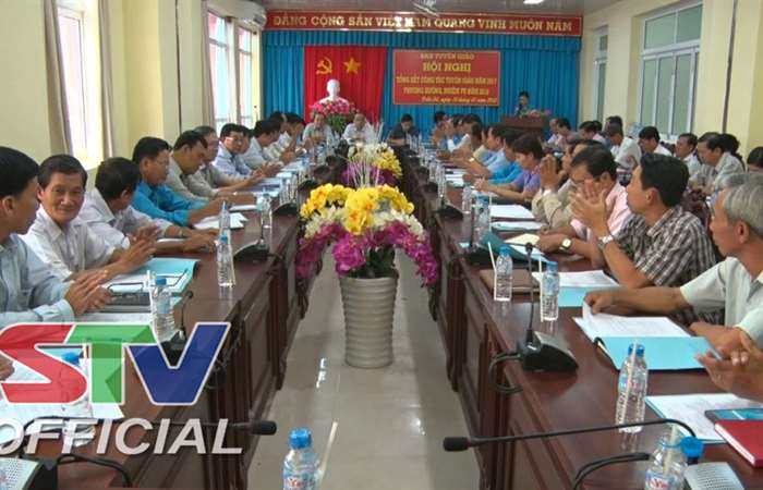 Ban Tuyên giáo Huyện ủy Trần Đề tổng kết hoạt động năm 2017