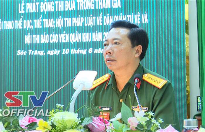 Bộ Chỉ huy Quân sự tỉnh Sóc Trăng phát động thi đua năm 2021