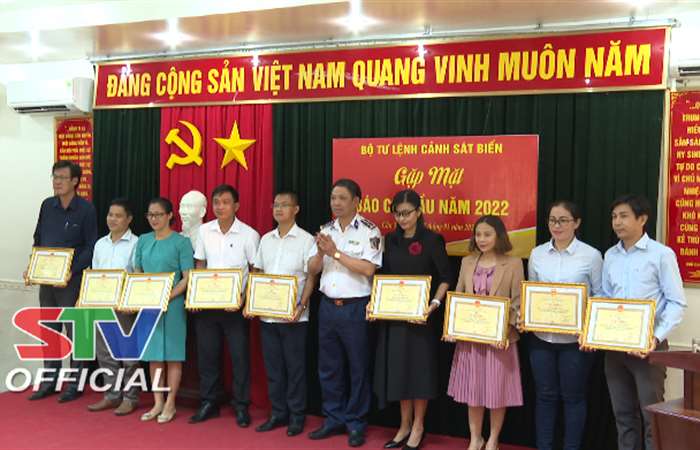 Bộ Tư lệnh Cảnh sát biển Việt Nam gặp mặt các cơ quan Báo chí Khu vực ĐBSCL Xuân Nhâm Dần 2022