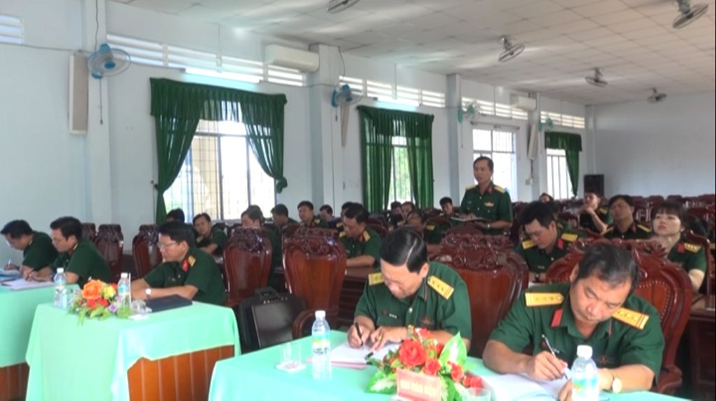 Trường Quân sự tỉnh Sóc Trăng tổ chức sinh hoạt đối thoại dân chủ