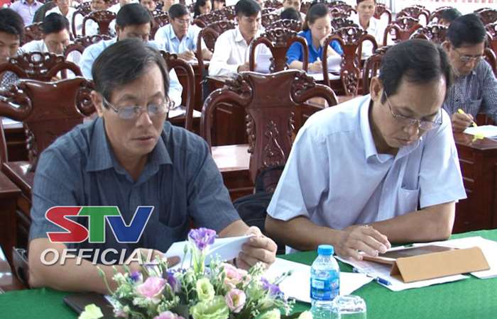 Các Ban Xây dựng Đảng của Thị ủy Vĩnh Châu sơ kết hoạt động