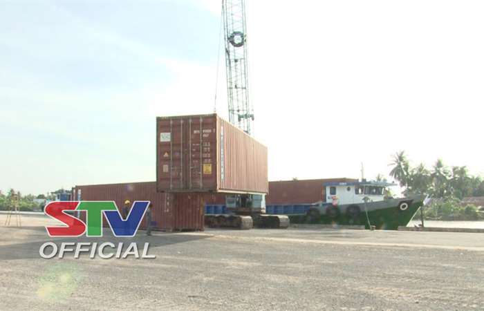 Cảng Sóc Trăng đón nhận hợp đồng Container đầu tiên