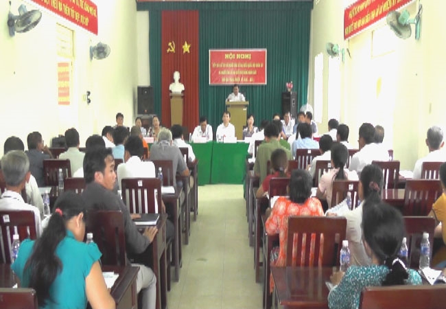 Ứng cử viên ĐBQH và đại biểu HĐND tỉnh Sóc Trăng tiếp xúc cử tri xã An Ninh và An Hiệp.