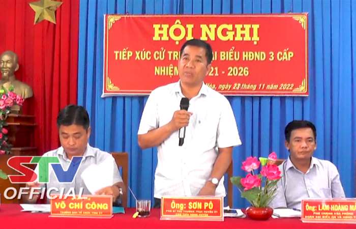Đại biểu HĐND Sóc Trăng tiếp xúc cử tri xã Thuận Hoà, huyện Châu THành