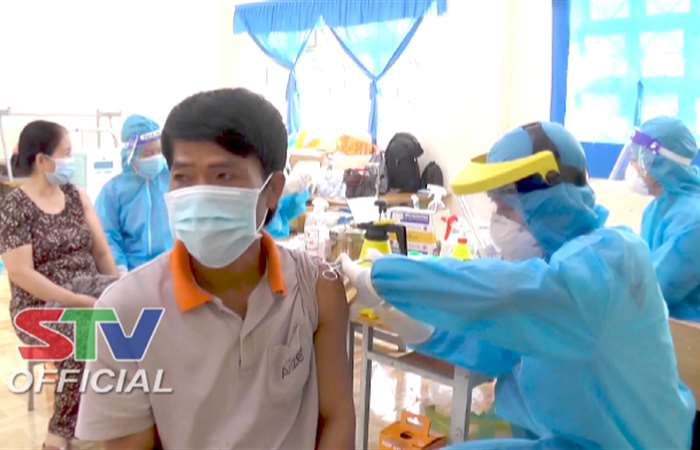 Châu Thành tiêm hơn 3.000 liều vaccine ngừa COVID-19