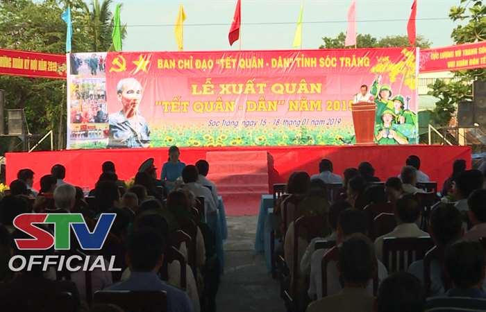 Lễ xuất quân "Tết Quân - Dân" năm 2019 tại xã Hồ Đắc Kiện