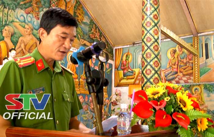 Chi bộ Công an xã Phú Tân nêu cao tinh thần vì Nhân dân phục vụ