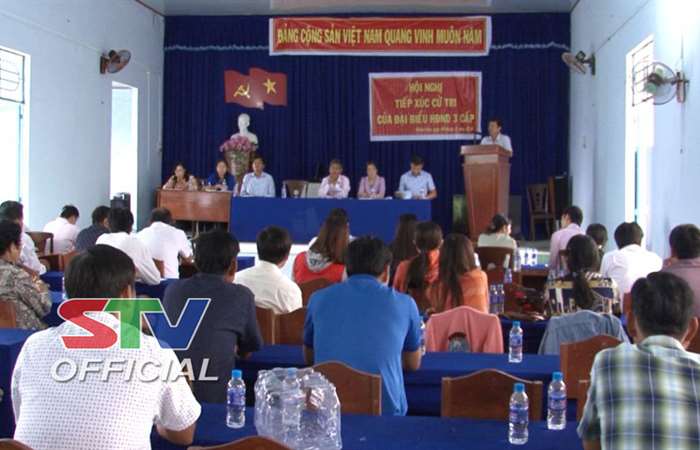 Chủ tịch HĐND tỉnh Sóc Trăng tiếp xúc cử tri phường Khánh Hòa
