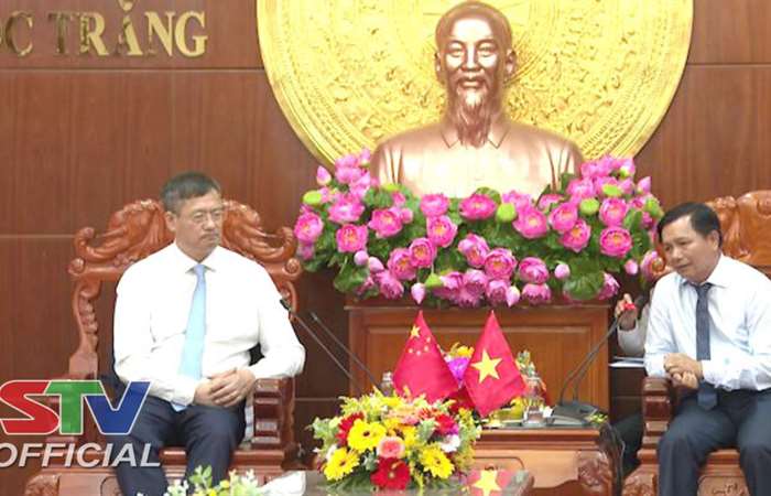 Chủ tịch UBND tỉnh Sóc Trăng tiếp và chào xã giao Tổng Lãnh sự quán Trung Quốc tại TP. HCM