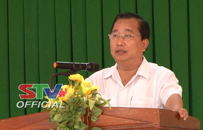 Chủ tịch UBND tỉnh Sóc Trăng tiếp xúc cử tri xã Đại Ân 2 và xã Trung Bình, huyện Trần Đề