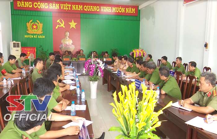 Công an huyện Kế Sách tấn công, trấn áp tội phạm