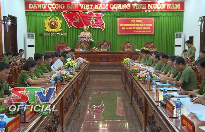 Công an Sóc Trăng tổng kết cao điểm tấn công, trấn áp tội phạm.