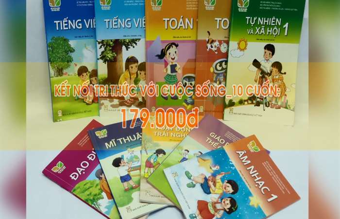 Công bố giá sách giáo khoa lớp 1 mới