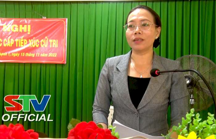 Cù Lao Dung: HĐND 3 cấp tiếp xúc cử tri xã An Thạnh Nhất
