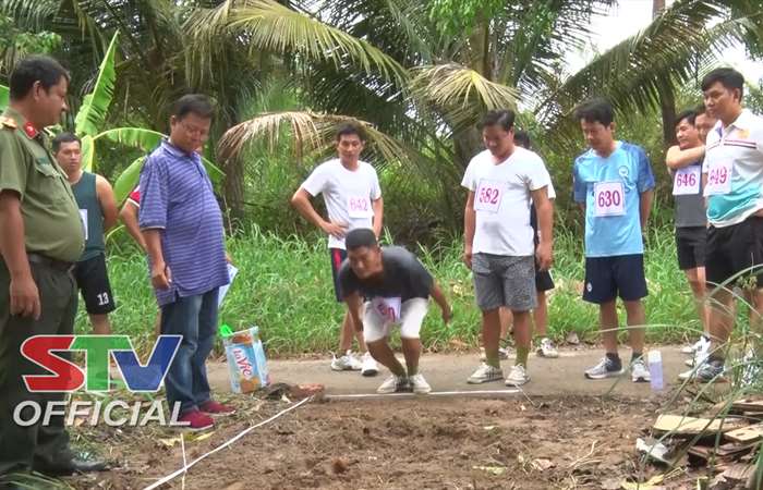 Cù Lao Dung kiểm tra chiến sĩ Công an khỏe năm 2019
