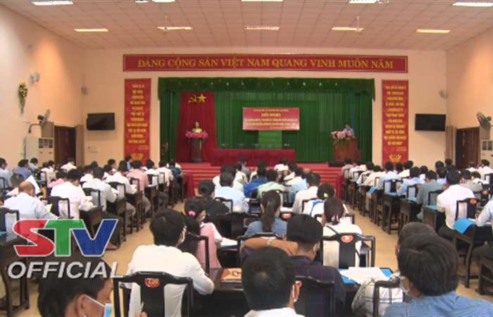 Cù Lao Dung tập huấn nghiệp vụ công tác bầu cử