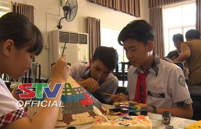 Cù Lao Dung tổ chức Hội thi Vẽ tranh về môi trường