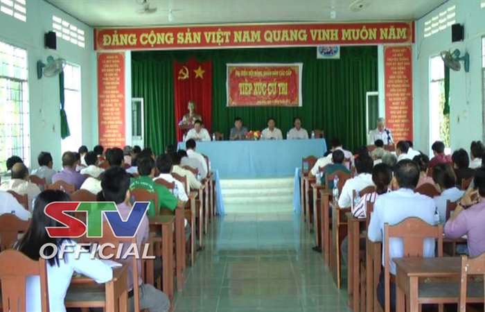 Đại biểu HĐND 3 cấp tiếp xúc cử tri xã Long Bình