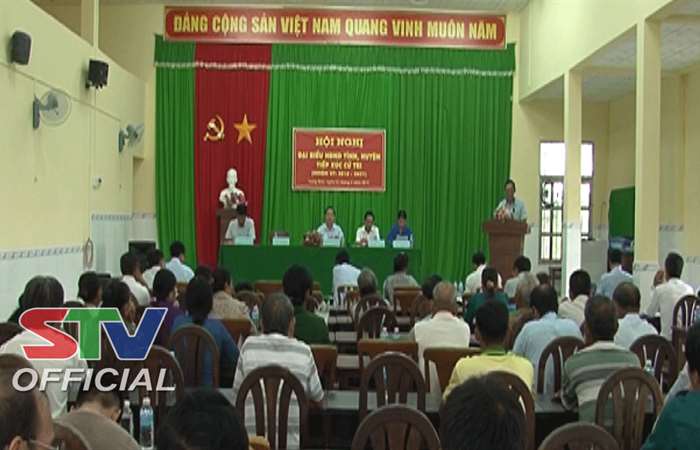  Đại biểu HĐND 3 cấp tỉnh Sóc Trăng tiếp xúc cử tri xã Trung Bình  