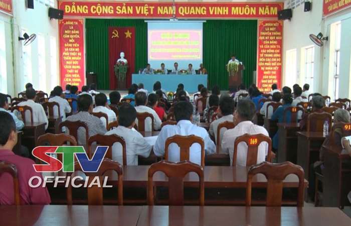 Đại biểu HĐND các cấp tiếp xúc cử tri huyện Trần Đề