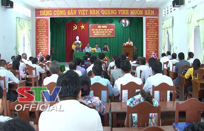 Đại biểu HĐND các cấp tiếp xúc cử tri xã Tân Long