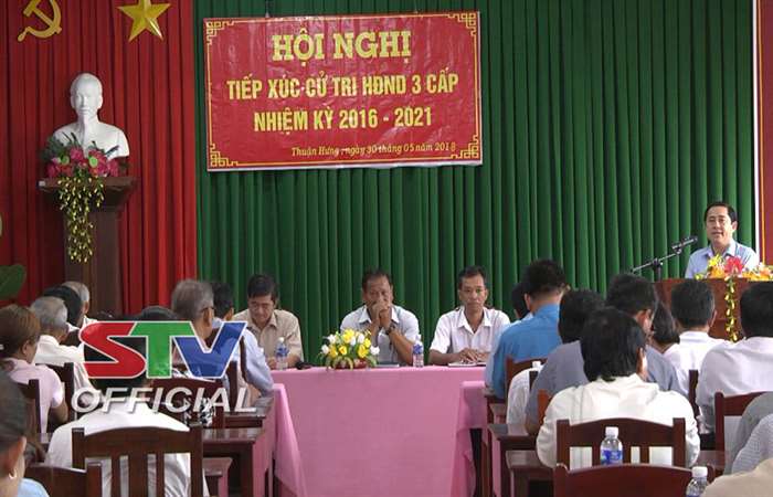 Đại biểu HĐND các cấp tiếp xúc cử tri xã Thuận Hưng