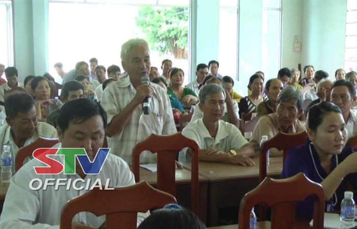 Đại biểu HĐND tỉnh Sóc Trăng tiếp xúc cử tri thị xã Ngã Năm