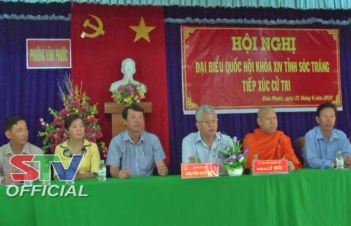 Đại biểu Quốc hội tỉnh Sóc Trăng tiếp xúc cử tri phường Vĩnh Phước, thị xã Vĩnh Châu