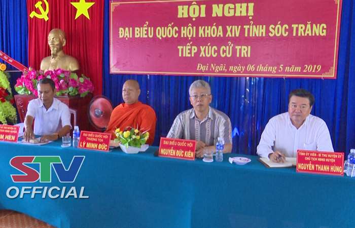 Đại biểu Quốc hội tỉnh Sóc Trăng tiếp xúc cử tri thị trấn Đại Ngãi