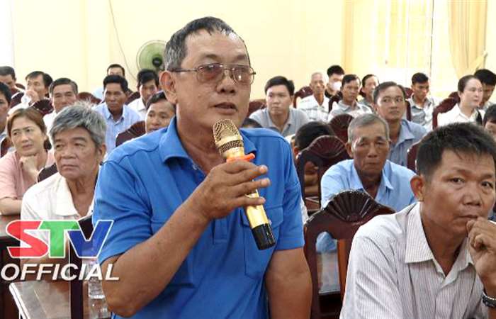 Đại biểu Quốc hội tỉnh Sóc Trăng tiếp xúc cử tri xã Gia Hòa 2 và xã Lịch Hội Thượng