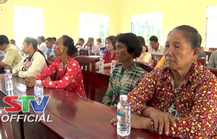 Đại biểu Quốc hội tỉnh Sóc Trăng tiếp xúc cử tri xã Liêu Tú, huyện Trần Đề 