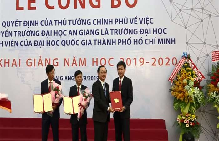 Đại học An Giang chính thức thuộc Đại học Quốc gia TP Hồ Chí Minh