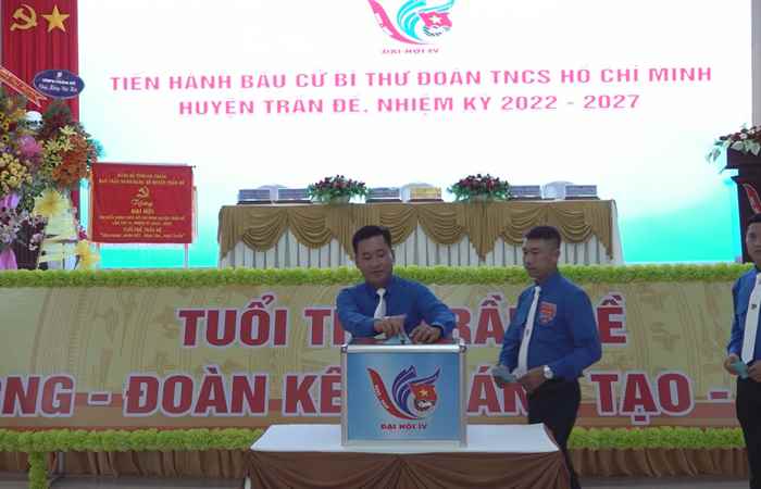 Đại hội Đại biểu Đoàn TNCS Hồ Chí Minh huyện Trần Đề nhiệm kỳ 2022-2027