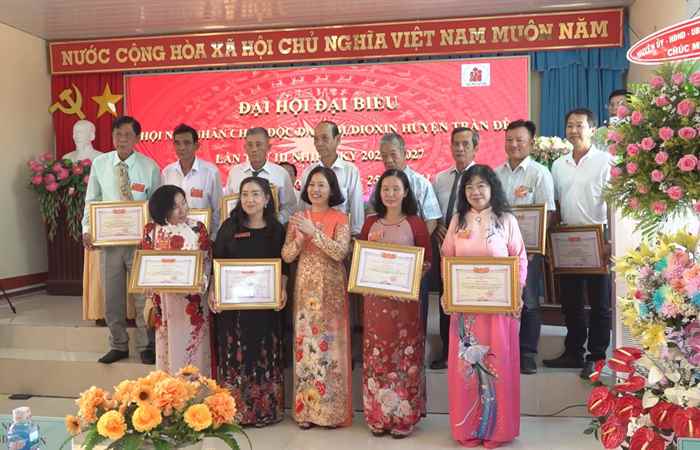 Đại hội Đại biểu Hội nạn nhân chất độc da cam dioxin huyện Trần Đề  