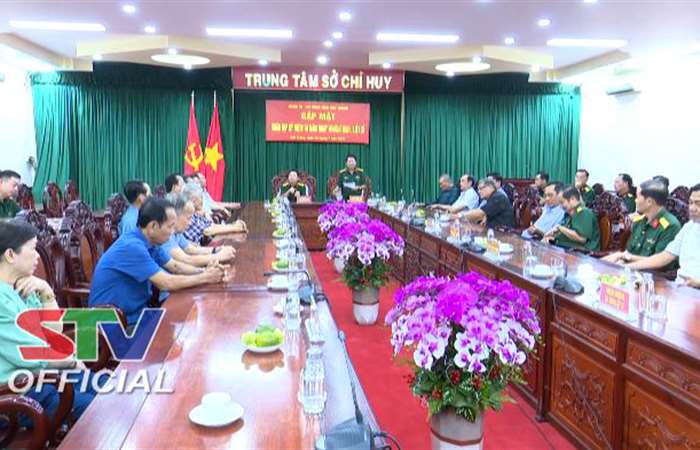 Đảng ủy Bộ Chỉ huy Quân sự tỉnh Sóc Trăng gặp mặt nhân Kỷ niệm 76 năm Ngày Thương binh - Liệt sĩ