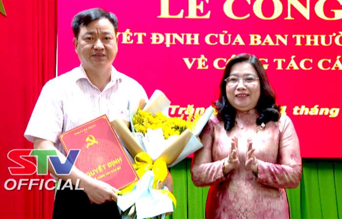 Điều động ông Trần Quốc Hưng giữ chức vụ Phó Chánh Văn phòng UBND tỉnh Sóc Trăng