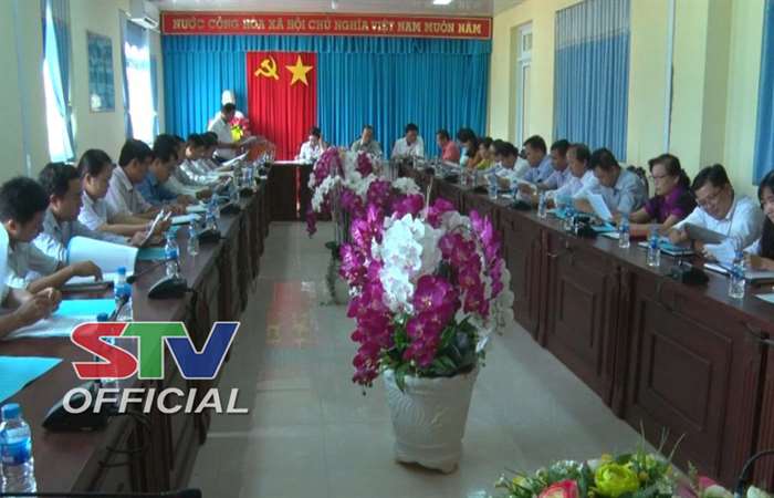 Đoàn của Ban Dân tộc tỉnh Sóc Trăng đến kiểm tra tại huyện Trần Đề.