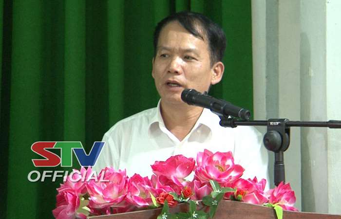 Đoàn ĐBQH Sóc Trăng tiếp xúc cử tri xã Hồ Đắc Kiện, huyện Châu Thành    